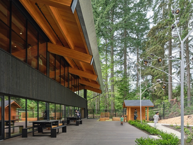 Capilano University Fulmer Family Center for Childhood Studies / Public Architecture + Design  - Exterior Photography, Other Facilities, Forest