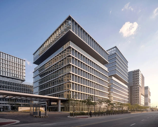 上海张江信息技术产业平台创芯天地 / 致正建筑工作室 - 建筑图, 办公设施, 表皮