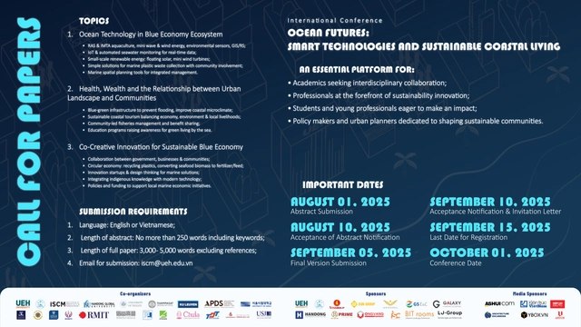 Call for Papers | Ocean Futures Conference 2025: Smart Technologies and Sustainable Coastal Living - Featured Image
