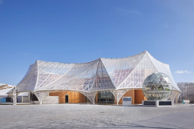 Pabellón de Salud de la Expo Osaka 2025: Nido para el Renacer/ Tohata Architects & Engineers - Fotografía exterior, Pabellón