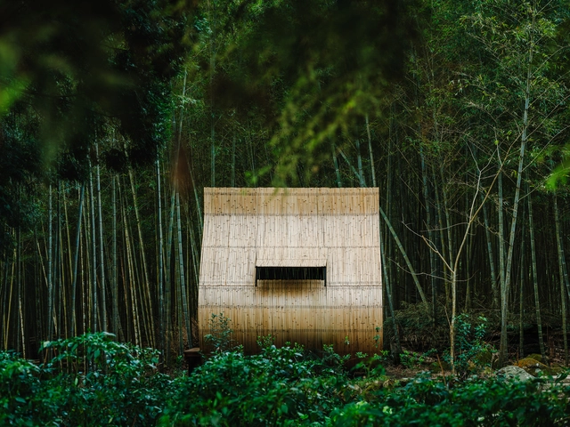 Plan de Cabaña de Bambú: Bolita de Arroz Glutinoso/ Cheng Tsung FENG Design Studio - Fotografía exterior, Instalaciones Y Estructuras