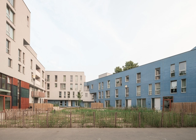 Destrier Housing Block / Pierre Blondel Architectes - Exterior Photography, Residential Architecture