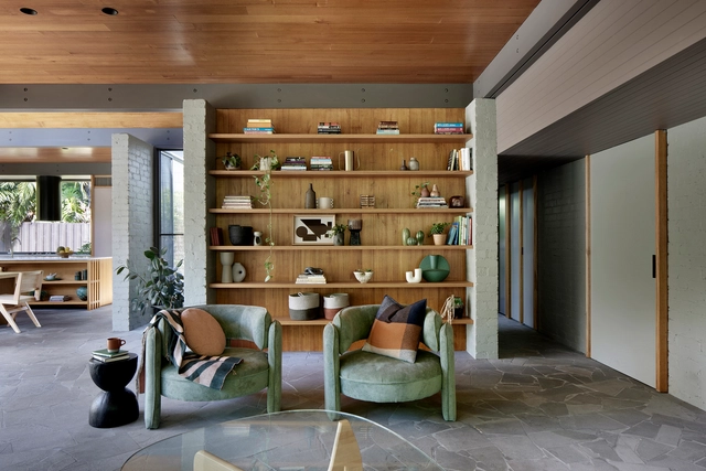 Eaglemont House / Bent Architecture  - Interior Photography, Renovation, Table, Chair, Lighting