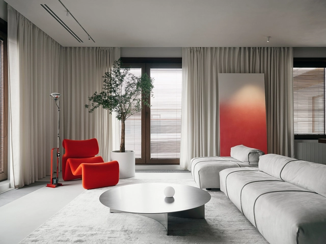 V8 Apartment / DA bureau - Interior Photography, Apartment Interiors, Chair