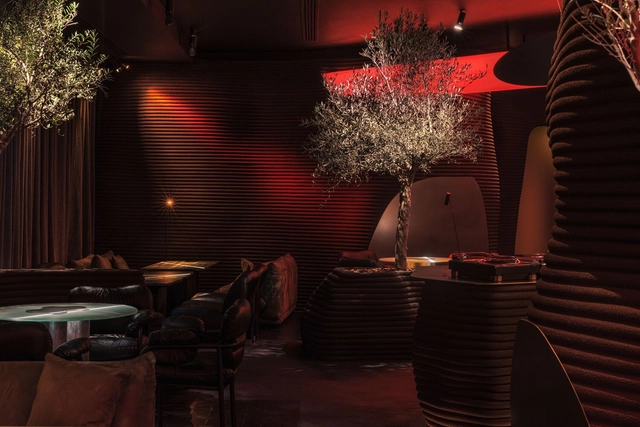 MYATA Platinum Lounge and Restaurant / DA bureau - Interior Photography, Restaurant & Bar Interiors, Lighting, Chair