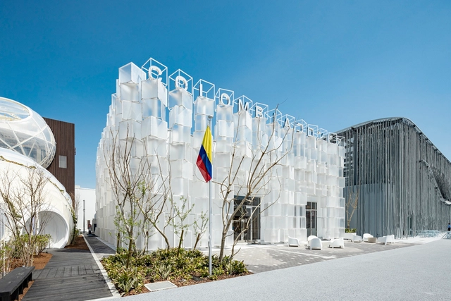 Colombia Pavilion at Expo Osaka 2025 Presents a Dynamic "Ice Cube" Playing With Form and Light - Featured Image