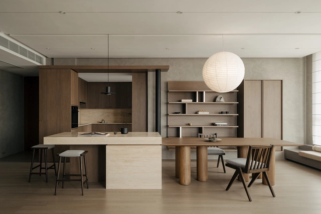 SS2 Apartment  / Wuuu Studio - Interior Photography, Apartment Interiors, Kitchen, Table, Chair