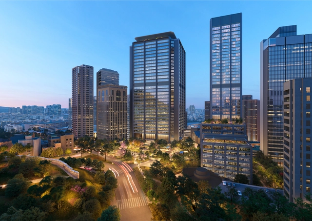 Foster + Partners Reveals Design for Mixed-Use Development in Central Seoul, South Korea - Featured Image
