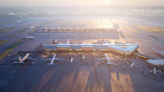 SOM Breaks Ground on Concourse D at O’Hare International Airport in Chicago - Featured Image