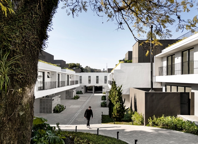 Casas Blanc 59 Residential Complex / Nommo Arquitetos - Exterior Photography, Housing, Courtyard