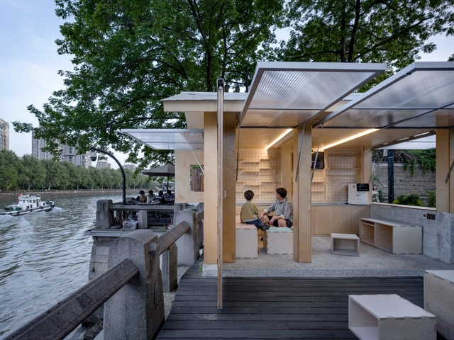 Canal Pavilion Post / ZAOZUO ARCHITECTURE STUDIO - Exterior Photography, Public Architecture