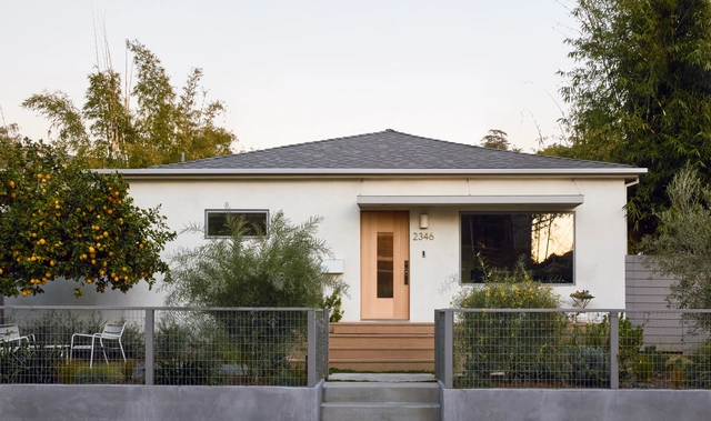 Silverlake Terrace Bungalow Renovation and Extension / ARA-la - Exterior Photography, Renovation, Garden, Facade, Door