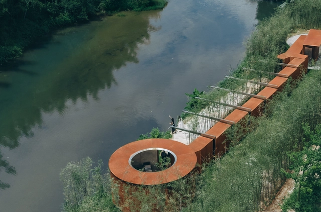 铁岗河驿站：步花洄 / 大料建筑 + 陈卓 - 景观装置