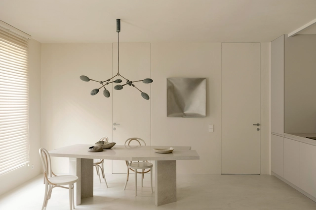 Blondie Space Apartment / Vlad Kudin - Interior Photography, Apartment Interiors, Lighting, Chair