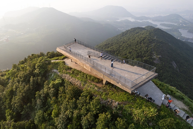 梅沙尖观景台 / line+ studio - 景观建筑