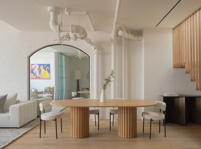 Wooster Penthouse / FORRM Architects - Interior Photography, House Interiors, Table, Chair