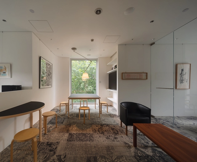 米凹办公室 / atelier mearc - 室内图, 办公室内设计, 灯, 桌子, 椅子