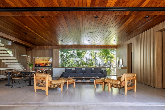 Casa Acapu / STUDIO ANDRE LENZA - Fotografía interior, Casas, Mesas, Iluminación, Sillas