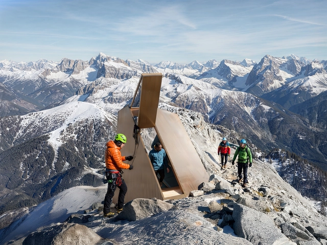 CRA–Carlo Ratti Associati Designs Self-Sufficient Bivouac Pavilion for the 2026 Milano Cortina Winter Olympics - Featured Image