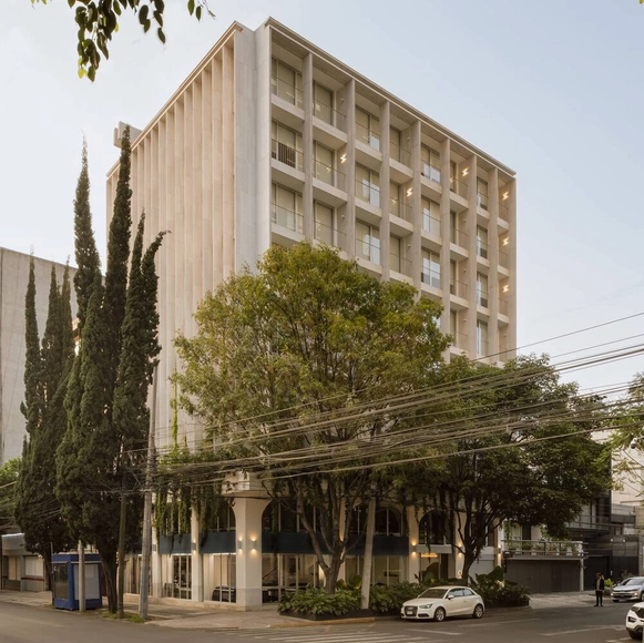 Residencias Edgar Allan Poe / De Rungs Arquitectos + Firmaa - Fotografía exterior, Apartamentos, Fachada