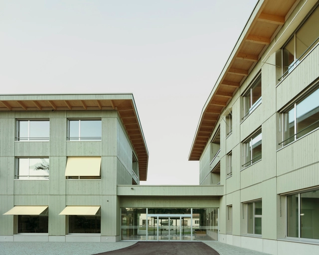 Borna-Park – Comunidade para Viver e Trabalhar / Malte Kloes Architekten - Fotografia de Interiores, Arquitetura Residencial, Aido, Fachada