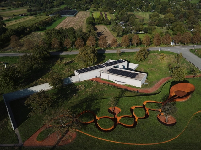 多希静修所 / Balkrishna Doshi + Khushnu Panthaki Hoof & Sonke Hoof - 建筑图, 文化建筑, 花园