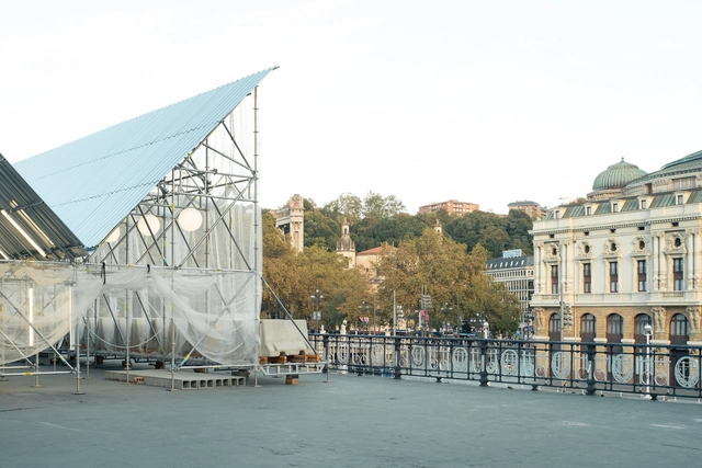 Pabellón Etxenoi / AMA architectural office - Fotografía exterior, Instalación
