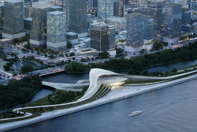 Snøhetta Selected to Design the New Qiantang Bay Art Museum in Hangzhou, China - Featured Image