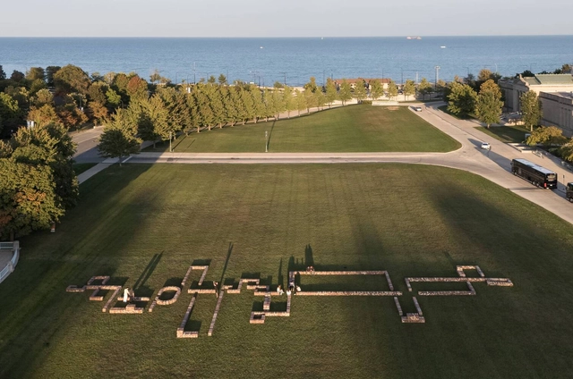 TRACES Installation - SHIFT: Chicago Architecture Biennial / Balsa Crosetto Piazzi - Temporary Installations