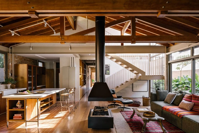 Casa Lelis / Memola Estúdio - Fotografía interior, Casas, Fijación Vigas, Iluminación, Mesas, Sillas