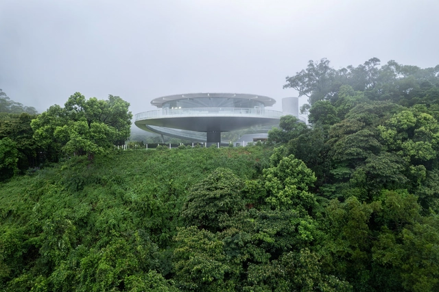 梧桐亭 / 悉地国际东西影工作室 - 建筑图, 游客中心