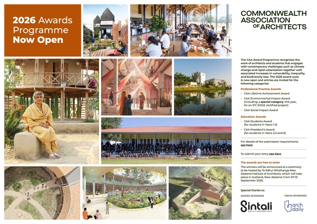 Commonwealth Association of Architects 2026 Awards: Student & President's Prize  - Featured Image