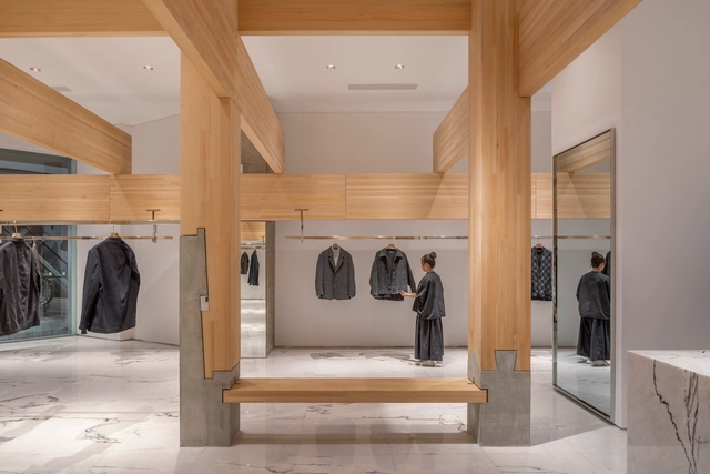 禅之柱，单农太原万象城店 / 罗宇杰工作室 LUOstudio - 室内图, 零售室内设计