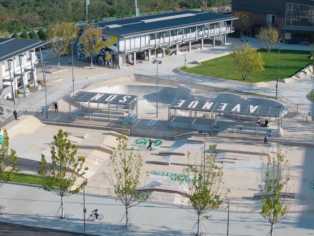 AVENUE & SON Skatepark / Various Associates - Exterior Photography, Landscape Architecture