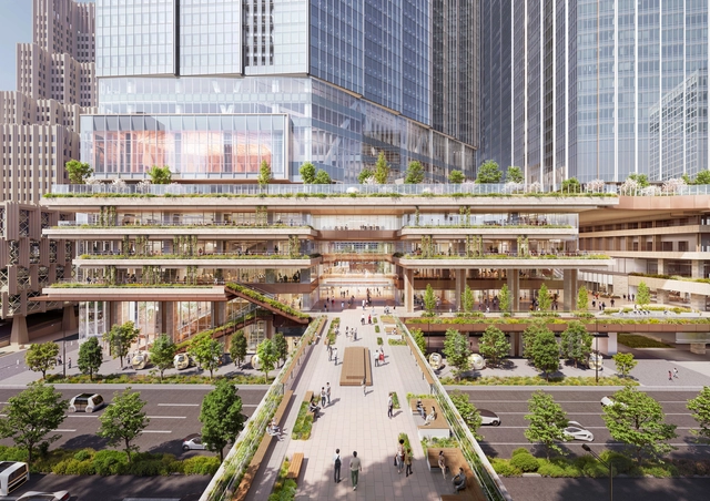 A Smart City Prototype in Japan: PLP Architecture Breaks Ground on the First Tower of Tokyo Cross Park - Featured Image